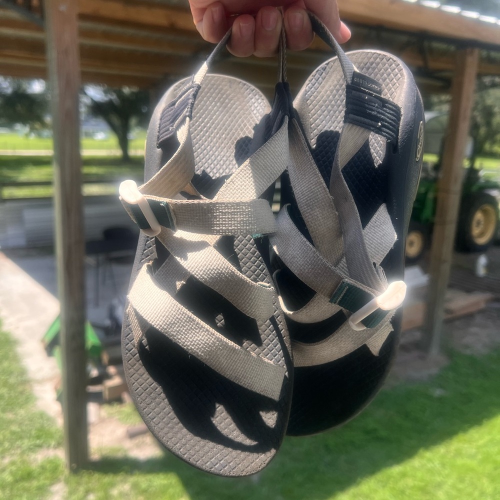 Chaco Black and Tan Sandals